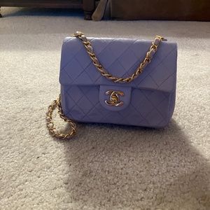 Chanel handbag lilac colored